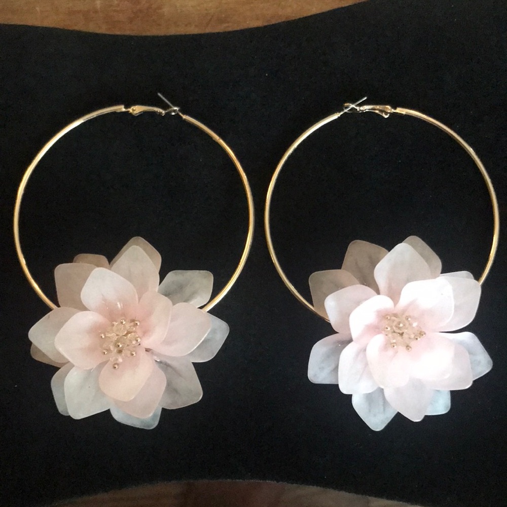 Blooming Flower Hoops